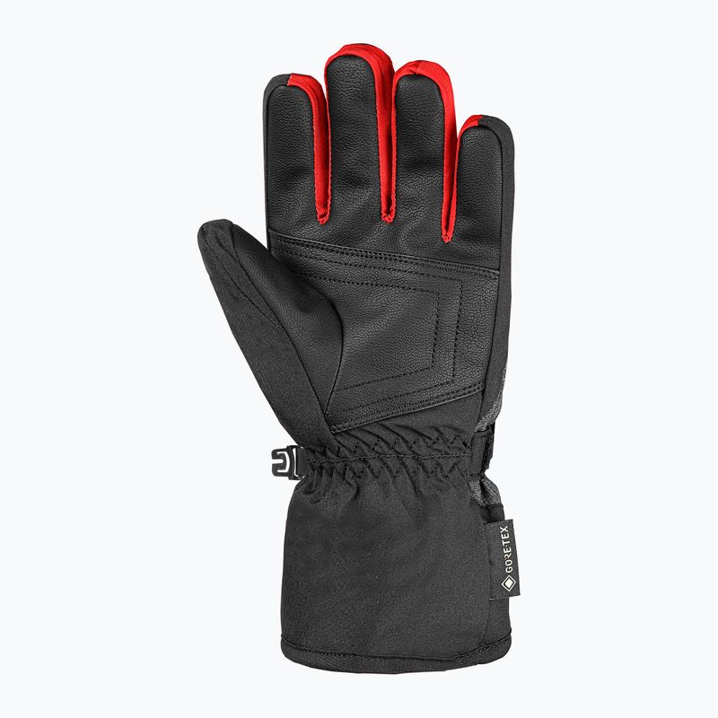 Dětské lyžařské rukavice Reusch Rocket GORE-TEX black/black melange/fire red 3