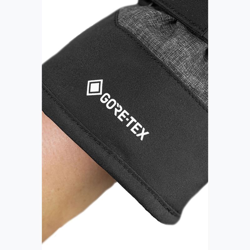 Dětské lyžařské rukavice Reusch Rocket GORE-TEX black/black melange/fire red 7
