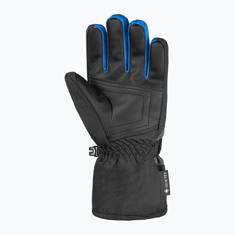Dětské lyžařské rukavice Reusch Rocket GORE-TEX black/black melange/brilliant blue 3