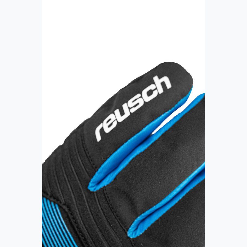 Dětské lyžařské rukavice Reusch Rocket GORE-TEX black/black melange/brilliant blue 4
