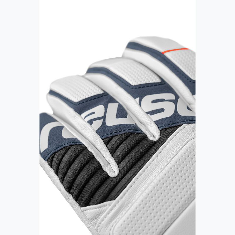 Lyžařské rukavice Reusch Speed Project white/dress blue 5