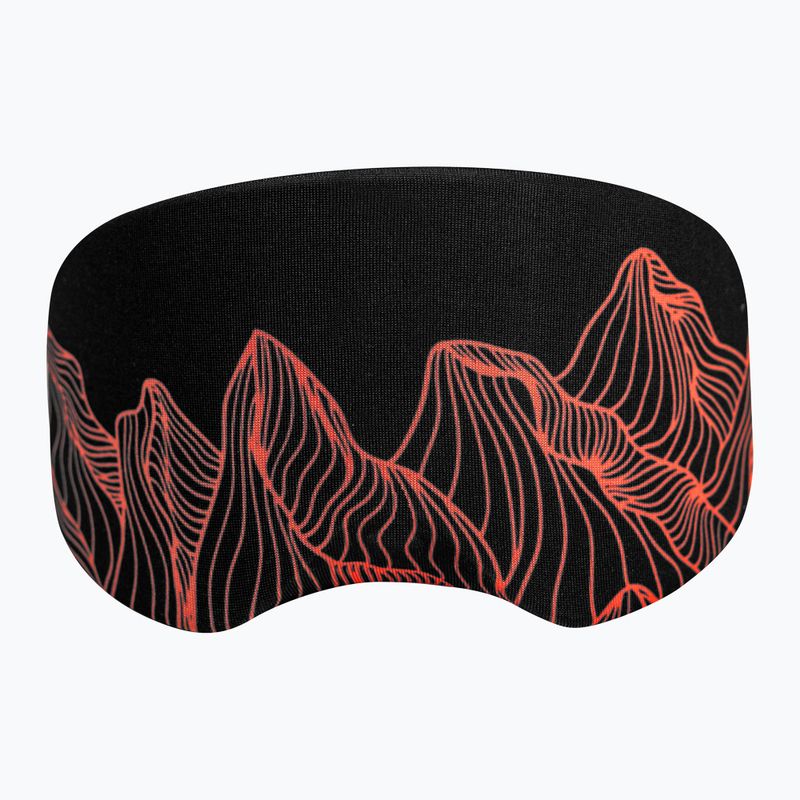 Obal na brýle Reusch Goggle Cover black/fluo red 3