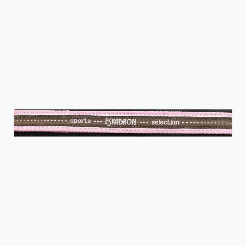 Ohlávka pro koně Eskadron Pin Buckle hnědo-béžovo-růžová 410000815711 2
