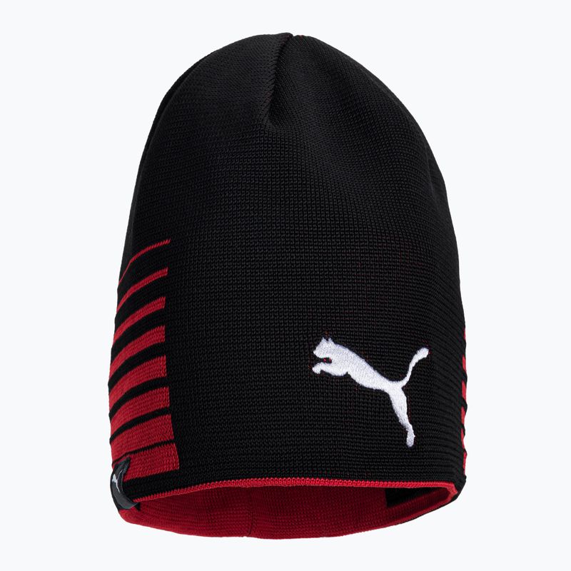 PUMA League Reversible Beanie fotbalová čepice červená/černá 022357_01