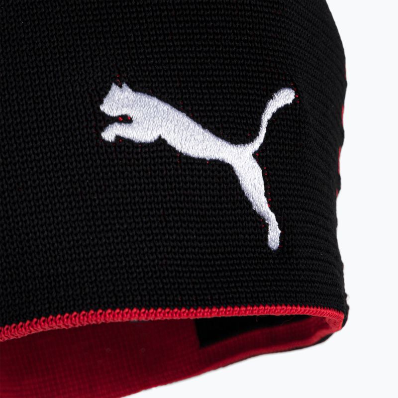 PUMA League Reversible Beanie fotbalová čepice červená/černá 022357_01 3