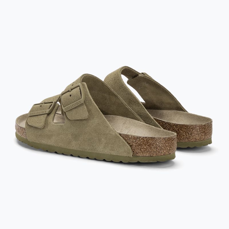 Pantofle BIRKENSTOCK Arizona Suede Regular faded khaki 3