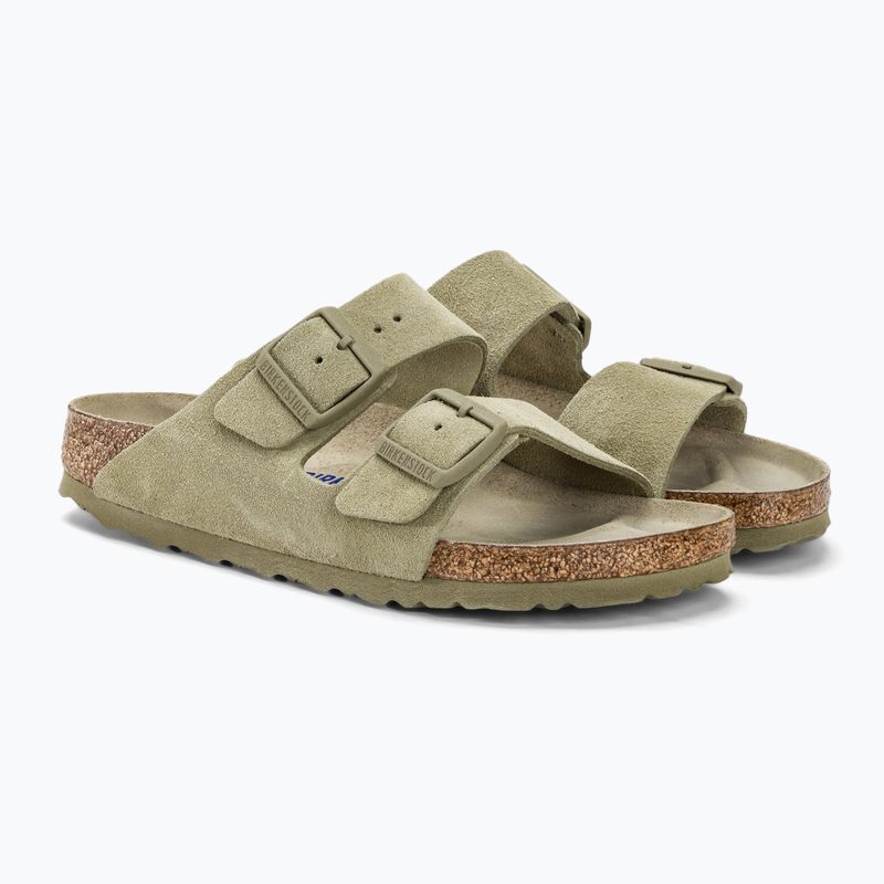 Pantofle BIRKENSTOCK Arizona Suede Narrow faded khaki 4
