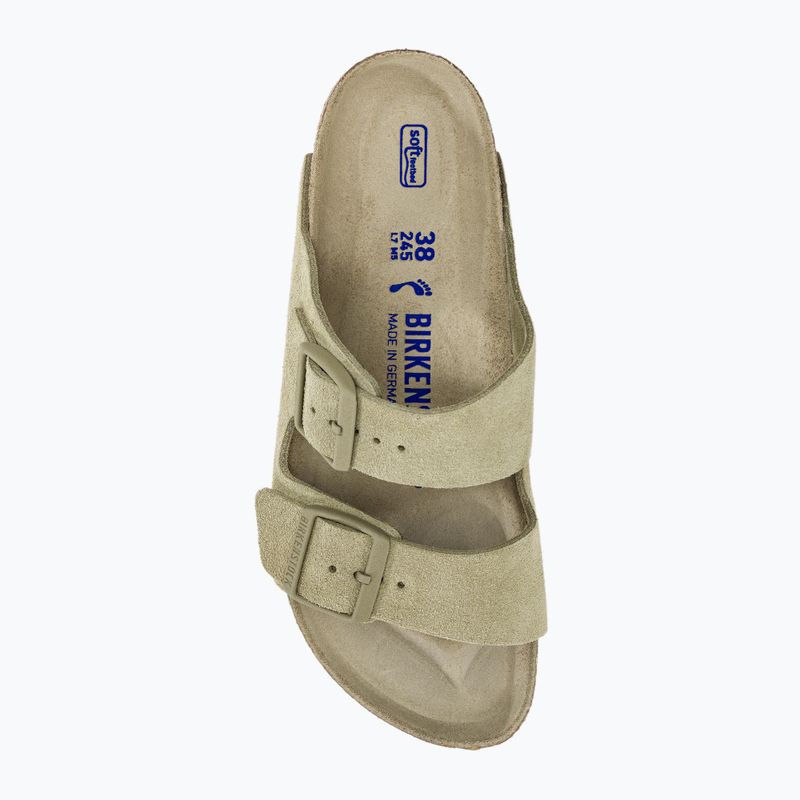 Pantofle BIRKENSTOCK Arizona Suede Narrow faded khaki 6