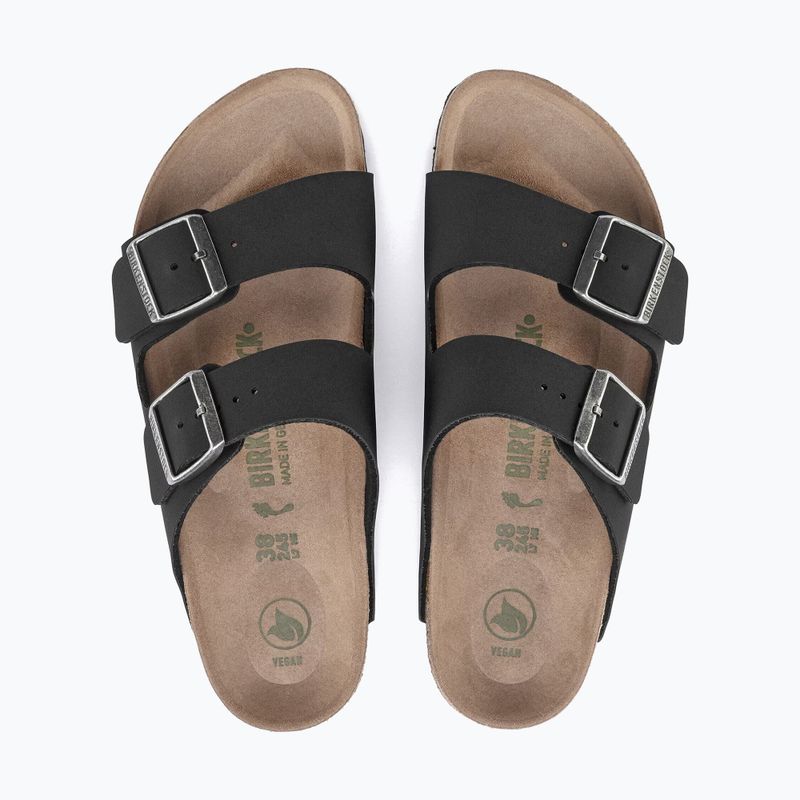 Nazouváky BIRKENSTOCK Arizona Vegan Birkibuc Narrow black 4