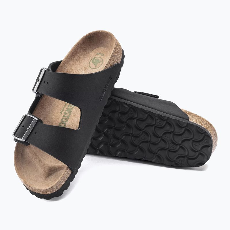 Nazouváky BIRKENSTOCK Arizona Vegan Birkibuc Narrow black 5