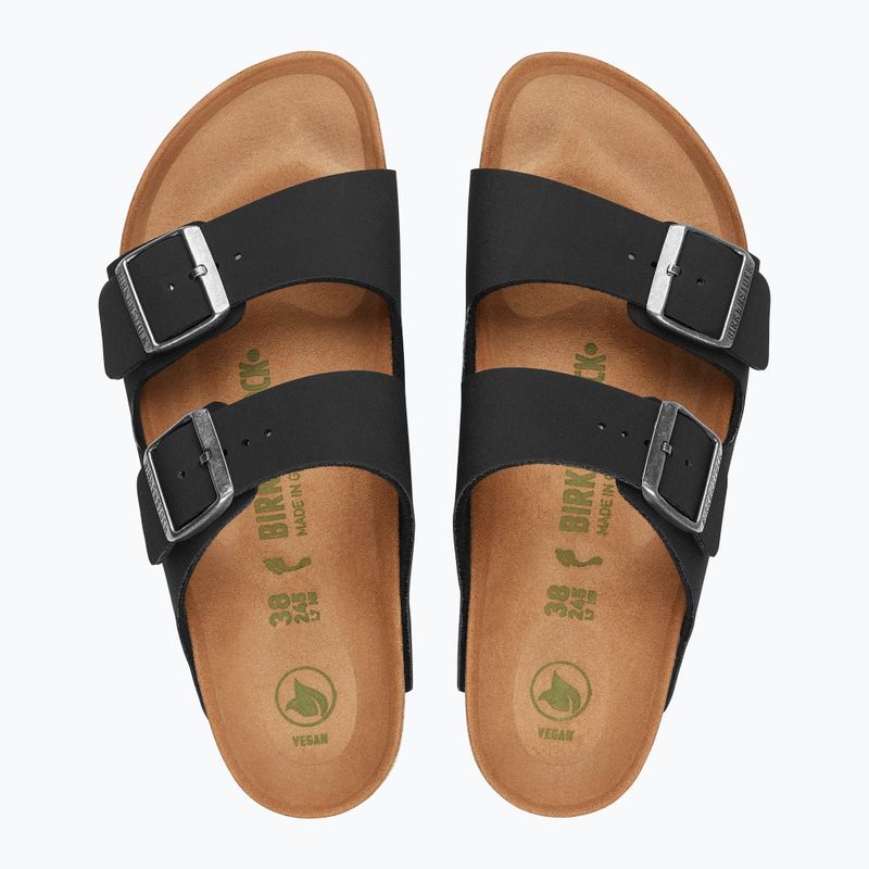 Nazouváky BIRKENSTOCK Arizona Vegan Birkibuc black 3