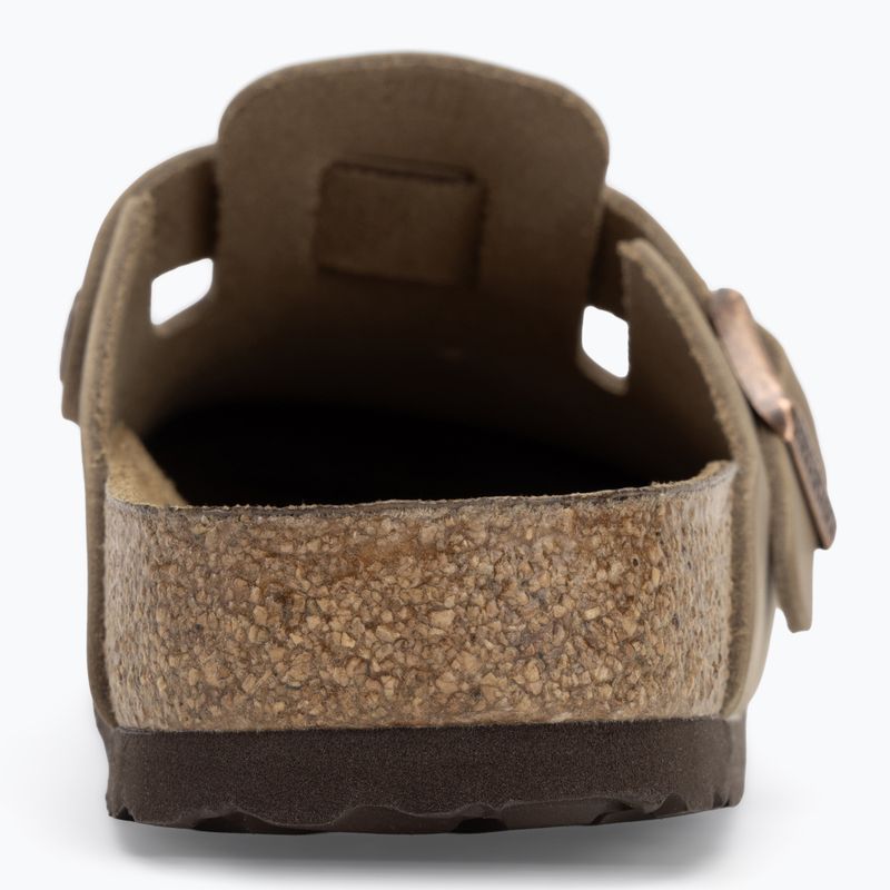 Dámské nazouváky BIRKENSTOCK Boston SFB LEOI Narrow tobacco brown 6