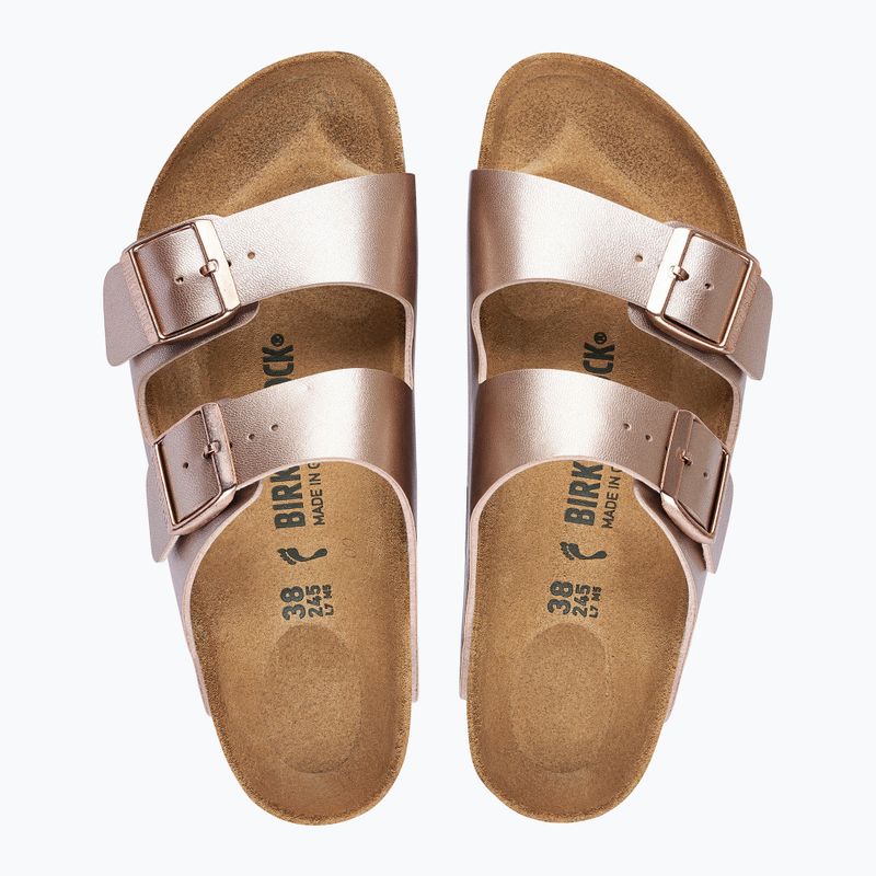 Dámské pantofle BIRKENSTOCK Arizona Birko-Flor Regular copper 10