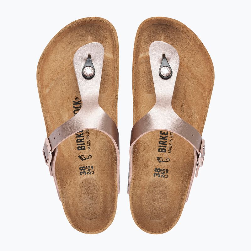 Dámské nazouváky BIRKENSTOCK Gizeh Birko-Flor copper 3