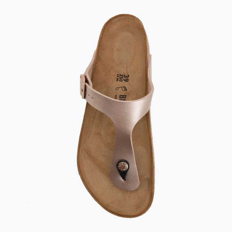 Dámské nazouváky BIRKENSTOCK Gizeh Birko-Flor copper 5