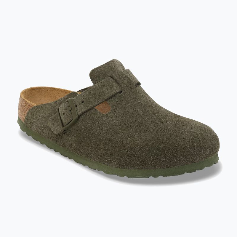 Nazouváky BIRKENSTOCK Boston Suede Leather thyme