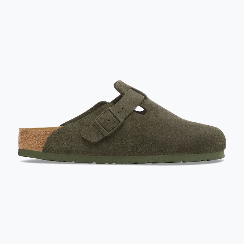 Nazouváky BIRKENSTOCK Boston Suede Leather thyme 2