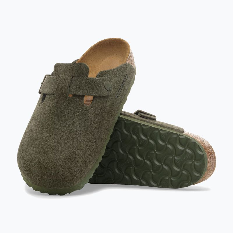 Nazouváky BIRKENSTOCK Boston Suede Leather thyme 5