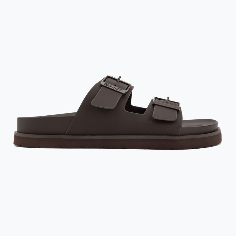Pánské pantofle GANT Palbuddy dark brown 2