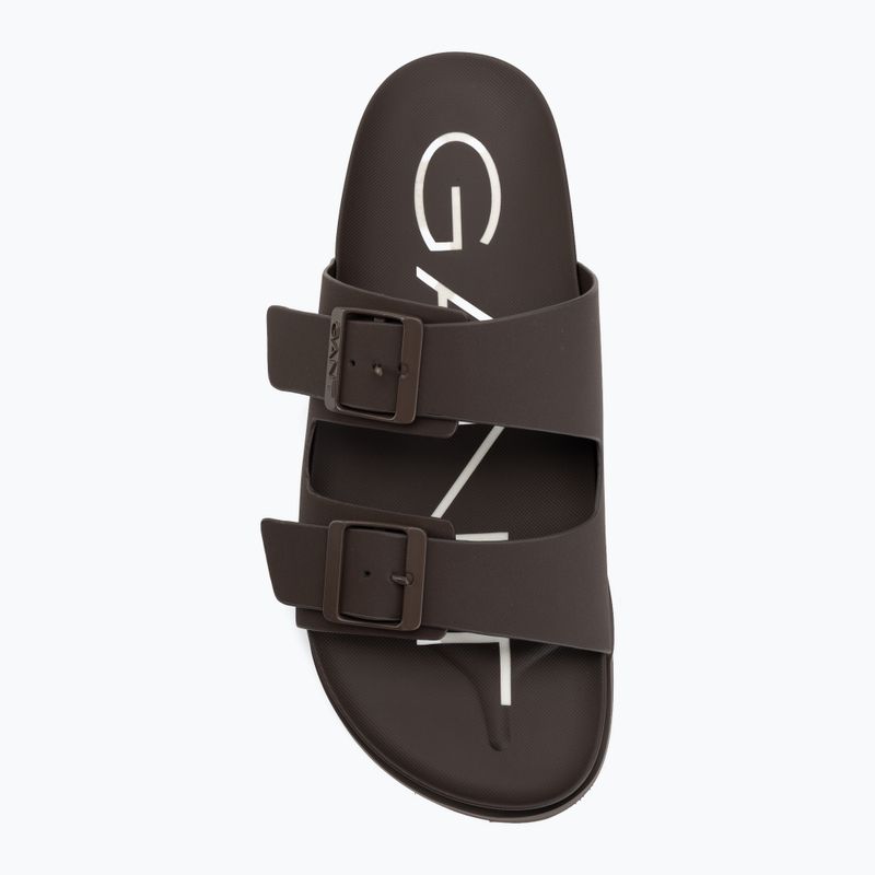 Pánské pantofle GANT Palbuddy dark brown 5