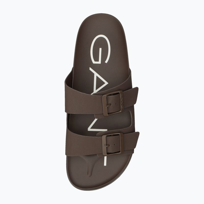 Pánské pantofle GANT Palbuddy dark brown 5