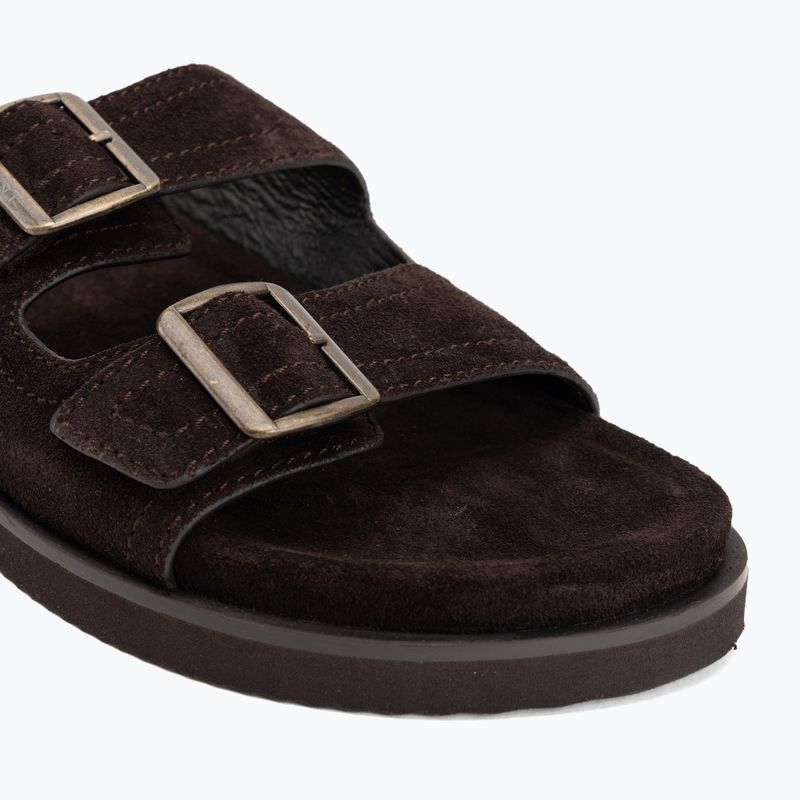 Pánské pantofle GANT Fairfo dark brown 7