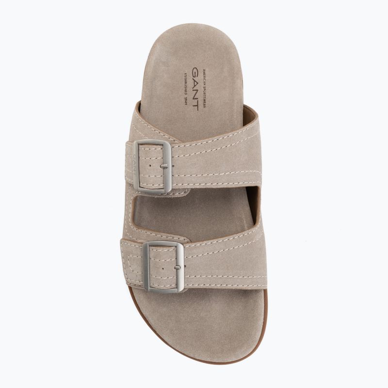 Pánské pantofle GANT Fairfo taupe 5