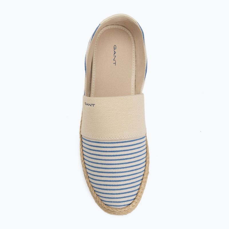 Dámské espadrilky GANT Raffiaville blue/cream 5