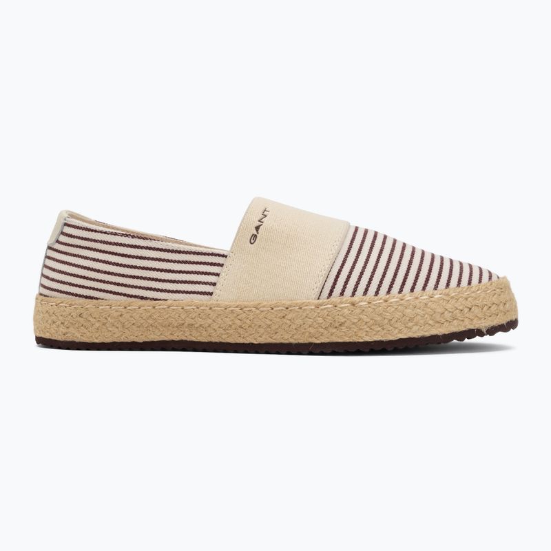 Dámské espadrilky GANT Raffiaville brown/cream 2