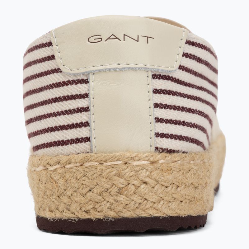 Dámské espadrilky GANT Raffiaville brown/cream 6