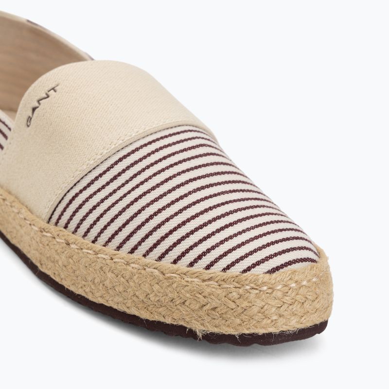 Dámské espadrilky GANT Raffiaville brown/cream 7