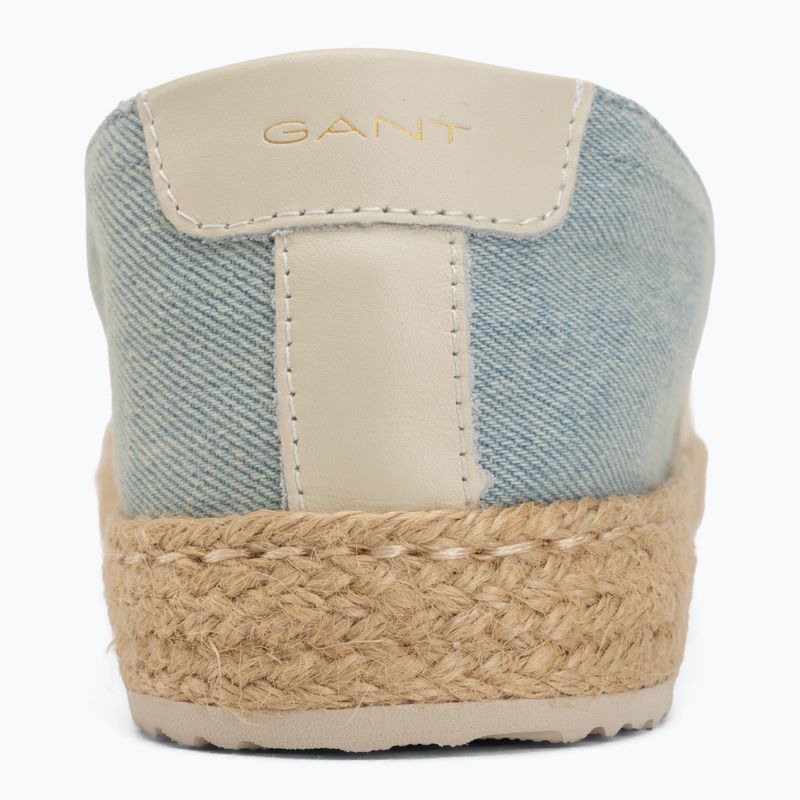 Dámské espadrilky GANT Raffiaville light blue/cream 6