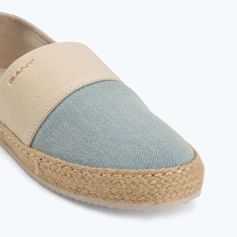 Dámské espadrilky GANT Raffiaville light blue/cream 7