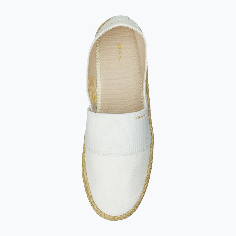 Dámské espadrilky GANT Raffiaville off white 5