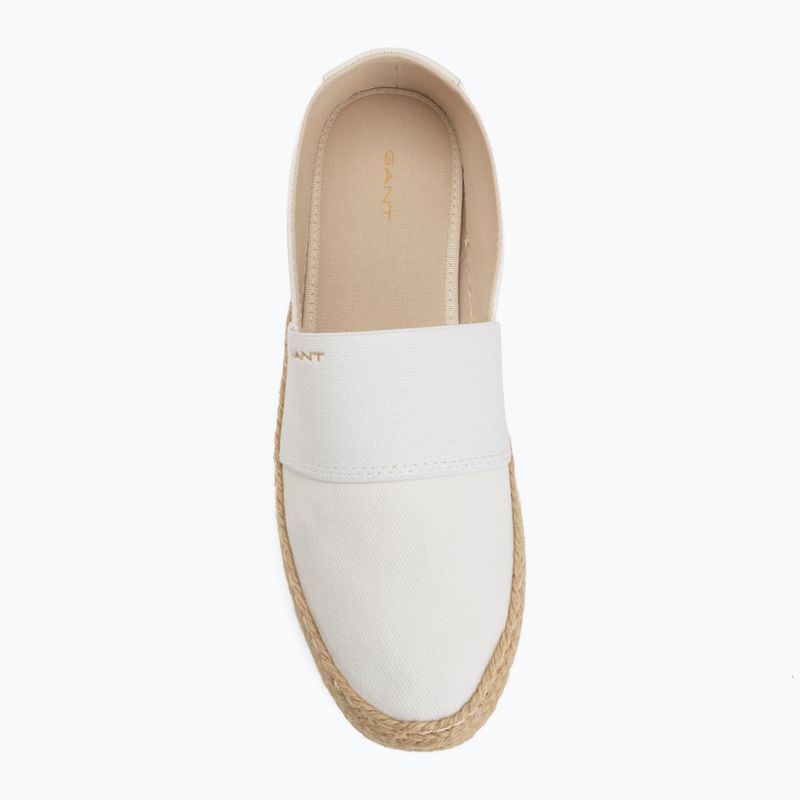 Dámské espadrilky GANT Raffiaville off white 5
