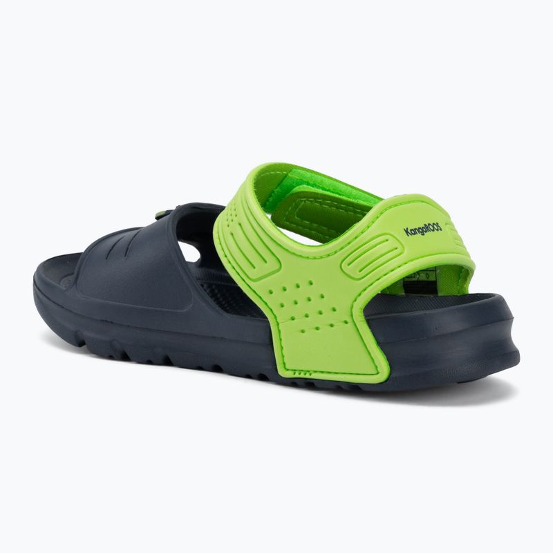 Dětské sandály Kangaroos KangaSwim II dark navy/lime 3