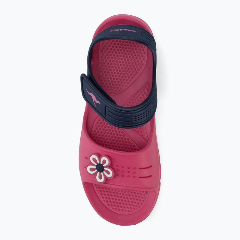 Dětské sandály Kangaroos KangaSwim II daisy pink/dark navy 5