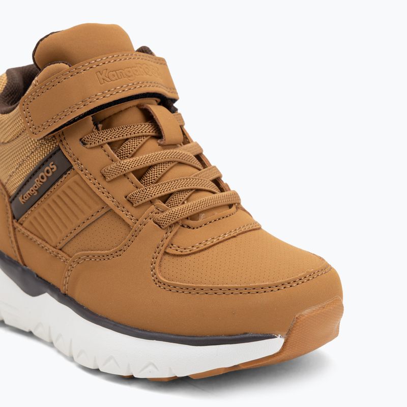 Dětské boty KangaROOS K-TS Caspo EV RTX tan/dark brown 7