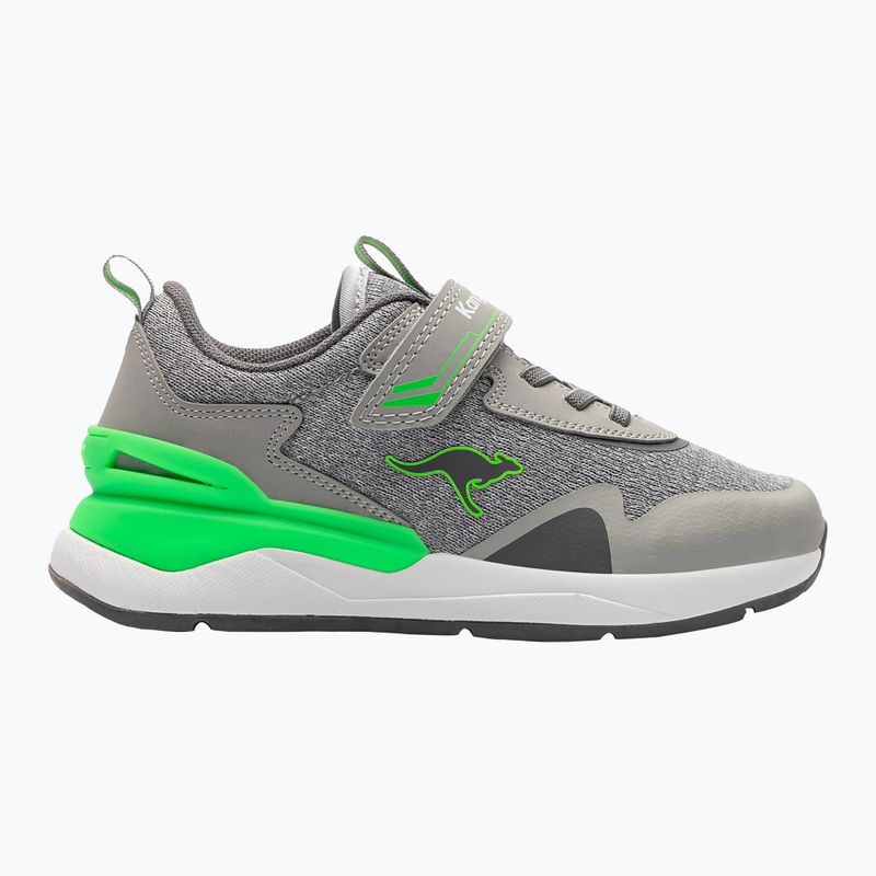 Dětské boty KangaROOS KD-Gym EV vapor grey/neon green 8