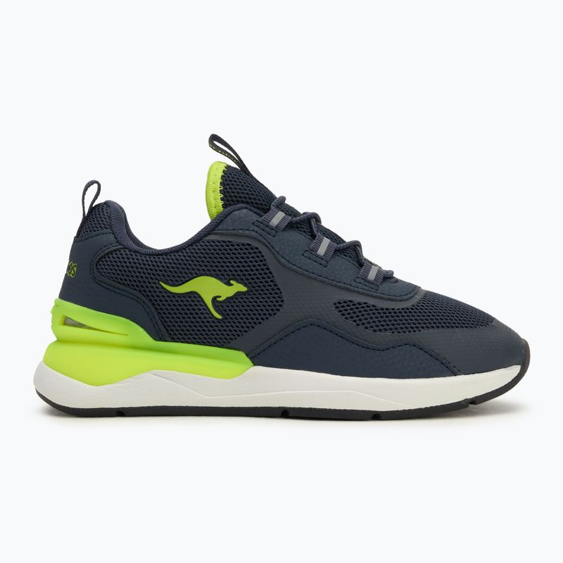 Dětské boty KangaROOS KD-Road dark navy/lime 2