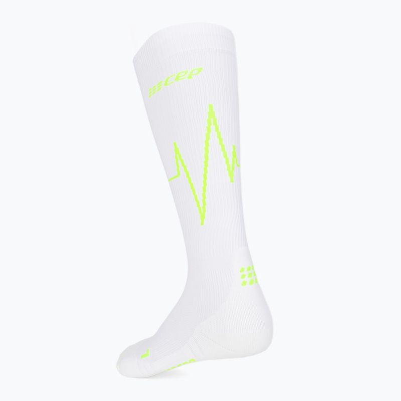 Kompresní běžecké ponožky dámské CEP Heartbeat bílé WP20PC2 2