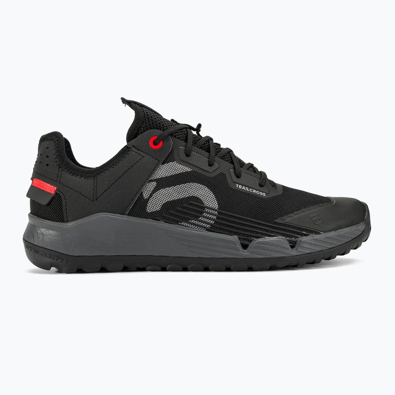 Dámská cyklistická obuv adidas FIVE TEN Trailcross LT core black/grey two/solar red na platformě 2