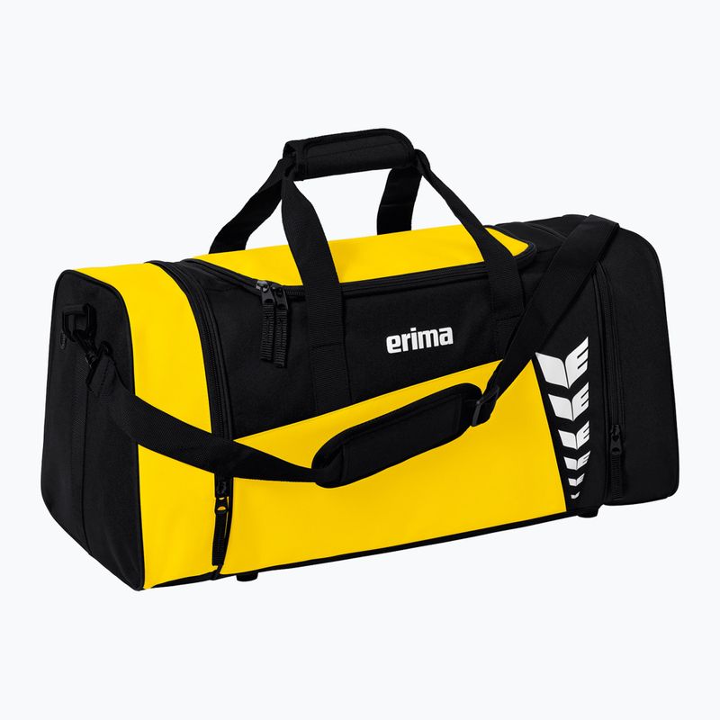 Tréninková taška ERIMA Six Wings Sports Bag 49,5 l yellow/black