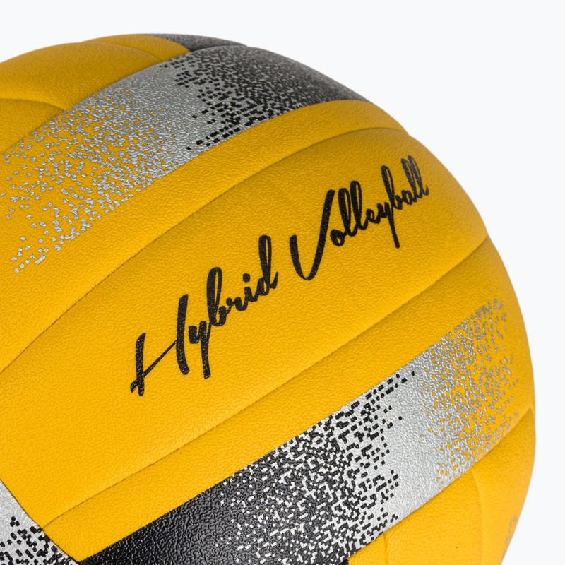 Volejbalový míč ERIMA Hybrid Volleyball yellow/black/silver 3
