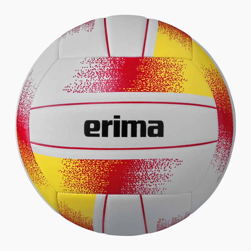Volejbalový míč ERIMA All-round Volleyball white/red/yellow velikost 5