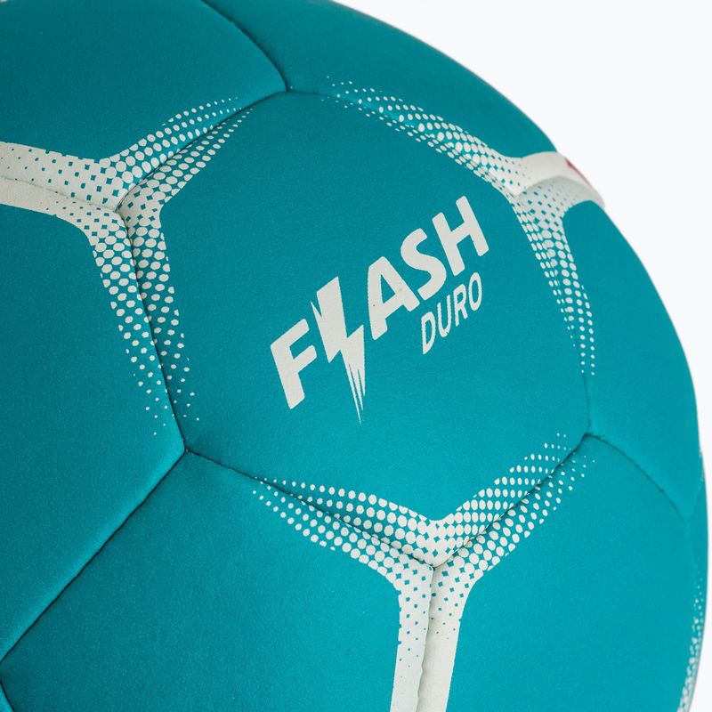 Míč na házenou ERIMA Flash Duro turquoise/grey velikost 2 3
