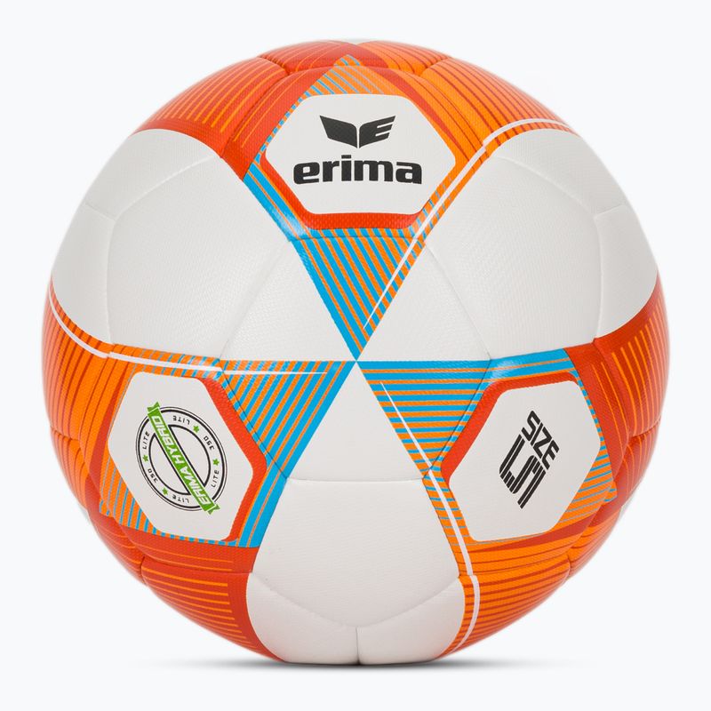 Fotbalový míč pro děti Erima Hybrid Lite 350 size 5 neon orange/curacao