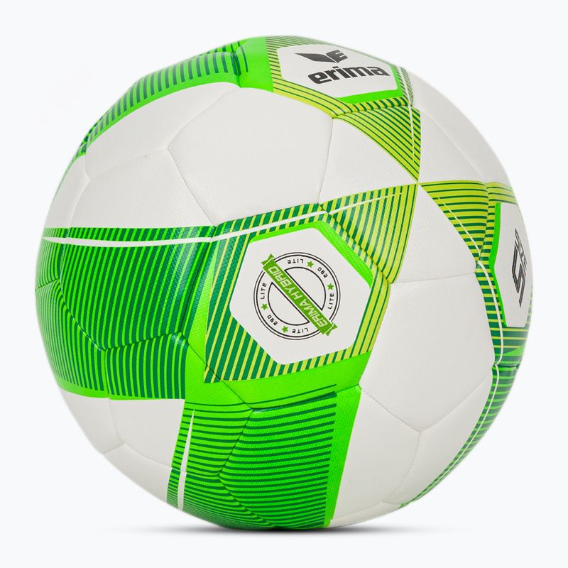 Fotbalový míč pro děti Erima Hybrid Lite 290 size 5 green gecko/lime 2