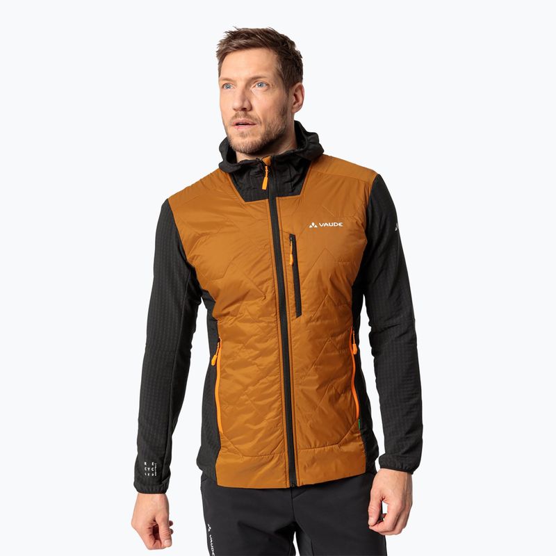 Pánská bunda VAUDE Valdassa Hybrid II silt brown