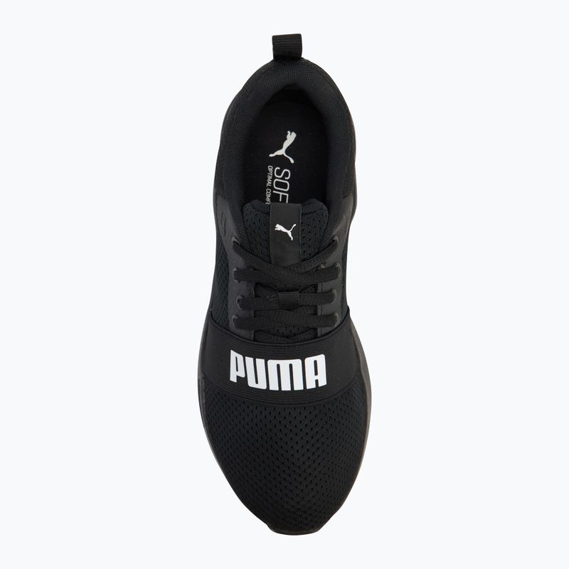 Dětské boty PUMA Wired Run Jr puma black/puma white 5